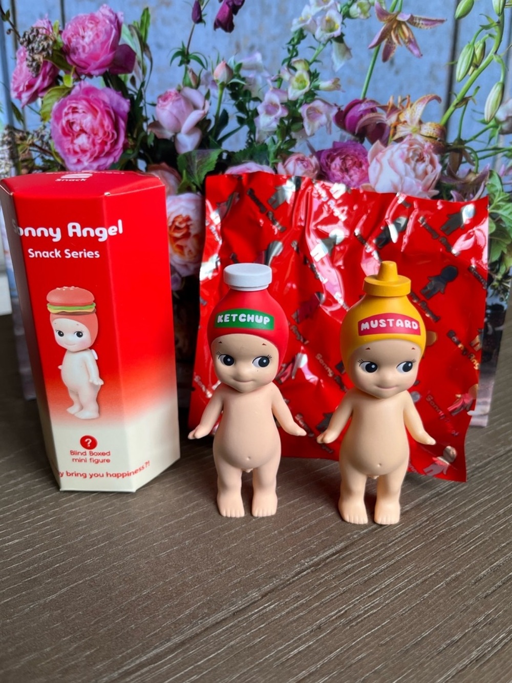 Sonny Angel KETCHUP MUSTARD Figure Snack Series AUTHENTIC Factory Fresh Doll NEW